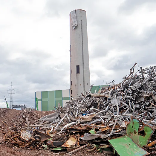 Sprengung Schornstein Stockstadt am Main - Bild 2