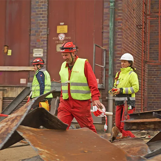 Sprengung Schornstein Stockstadt am Main - Bild 4