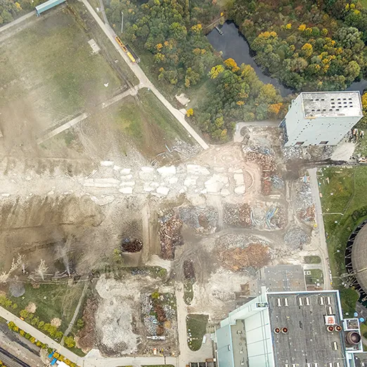 Sprengung Schornstein Werne/Stockum - Bild 1