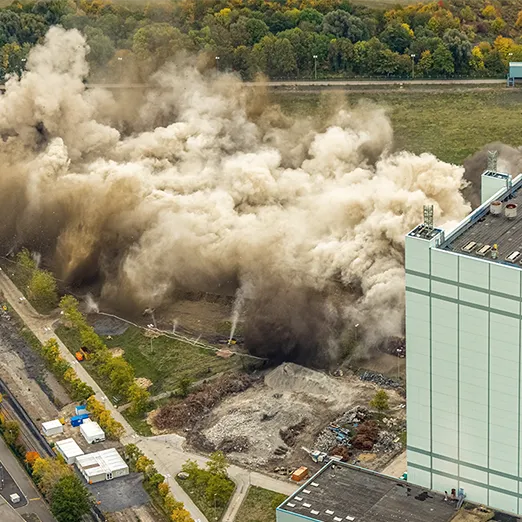 Sprengung Schornstein Werne/Stockum - Bild 2