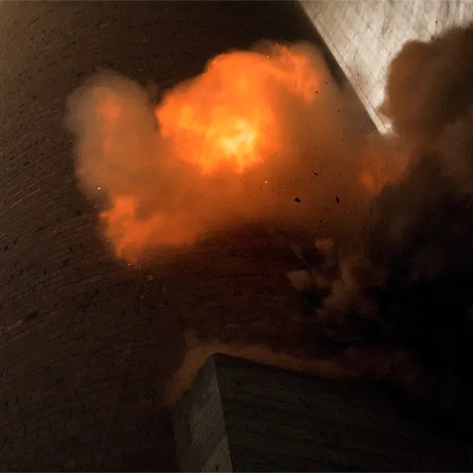 Sprengung Schornstein Werne/Stockum - Bild 5