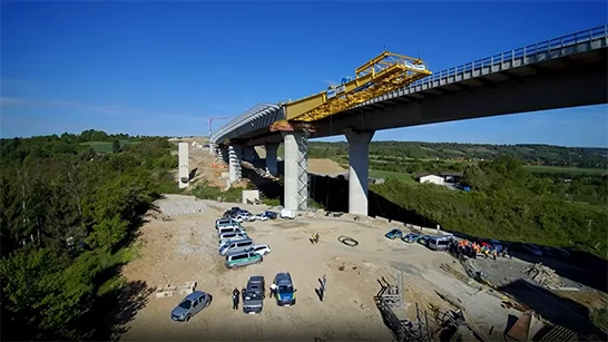 Sprengung Talbrücke in Heidingsfeld - Video