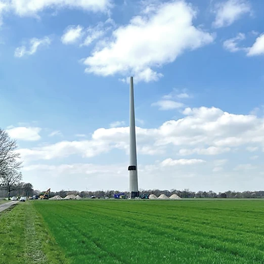 Sprengung Windpark Borsum-Ahlerstedt in Rhede - Bild 1