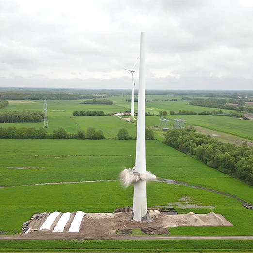 Sprengung Windpark Borsum-Ahlerstedt in Rhede - Bild 4