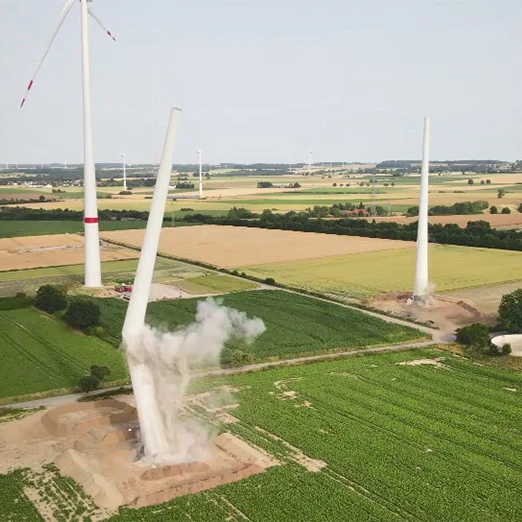 Sprengung Windpark Werl - Bild 1
