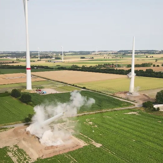 Sprengung Windpark Werl - Bild 2