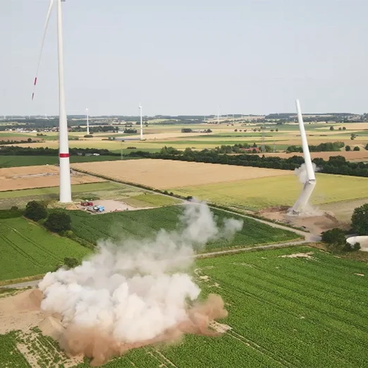 Sprengung Windpark Werl - Bild 3