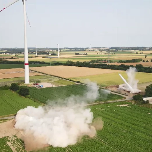 Sprengung Windpark Werl - Bild 4